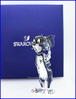 NEW 100% SWAROVSKI Tom and Jerry Crystal Tom Cat Figurine Display Deco 5515335