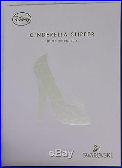 NEW Disney Cinderella Slipper Swarovski Crystal LE # 50/400 Glass Shoe Figurine