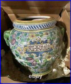NEW Massimiliano Schiavon Vintage Hand-blown Murano Glass Vessel/Vase Signed