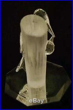 NEW Retired SCS Swarovski Austria Crystal Woodpeckers Sharing 1988 Figurine