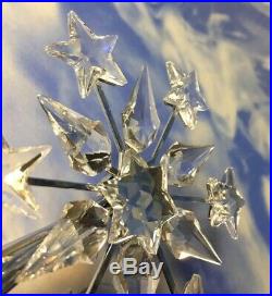 NEW Swarovski Crystal Tree Topper Chrome Plated Stars 632784 NIB AS IS