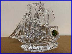 NEW Waterford Crystal DUNBRODY TALL SHIP Collectible SCULPTURE # 40033441 Boat