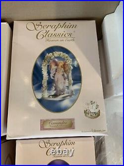 NEW With BOXES! Seraphim Classics Heavenly Reflections Pond with All 5 Figures