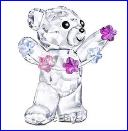 NIB $110 Swarovski Crystal Figurine Kris Bear-Flowers For You # 5076626
