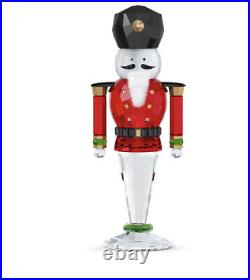 NIB $330 Swarovski Holiday Cheers Nutcracker Red Crystal Figurine #5626017