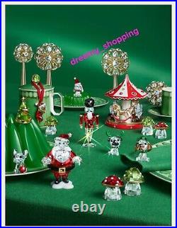 NIB $330 Swarovski Holiday Cheers Nutcracker Red Crystal Figurine #5626017