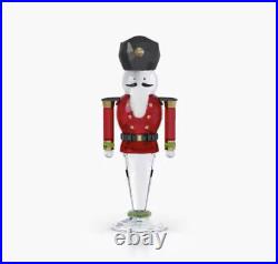 NIB $330 Swarovski Holiday Cheers Nutcracker Red Crystal Figurine #5626017