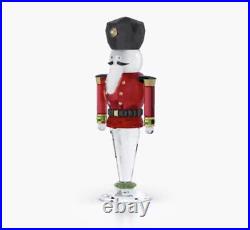 NIB $330 Swarovski Holiday Cheers Nutcracker Red Crystal Figurine #5626017