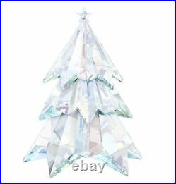 NIB $399 Swarovski Christmas Tree Aurora Boreale (AB) Crystal #5223605