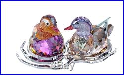 NIB $990 Swarovski Crystal Figurine Mandarin Ducks #1141631