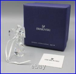 NIB Swarovski Crystal Christmas Angel Ornament AB Star 2019 Limited A. E #5457071