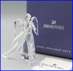 NIB Swarovski Crystal Christmas Angel Ornament AB Star 2019 Limited A. E #5457071