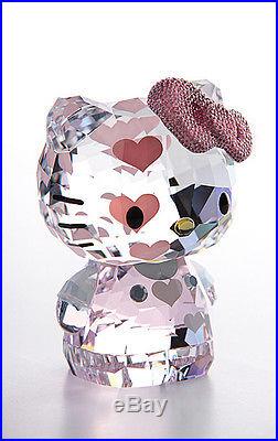 NIB Swarovski Crystal Hello Kitty Hearts Limited Edition 2012 1142934 MSRP $600