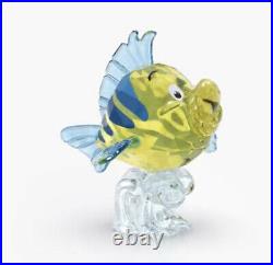 NIB Swarovski Disney The Little Mermaid Flounder Crystal Figurine #5552917