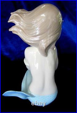 Nao By Lladro Jewel Of The Sea #1368 Brand Nib Mermaid Pearl Fantasy Large F/sh