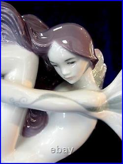 Nao By Lladro Water Fairy #1637 Brand New In Box Fantasy Ocean Cute Save$$ F/sh