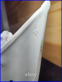 Nao by Lladro Spain 4563 RARE Lovers Couple with Puppy & Parasol Umbrella, 19 1/2