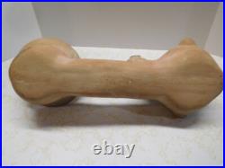 Native North or Central American Style Large Ornate Face Clay Pipe Maya Inca