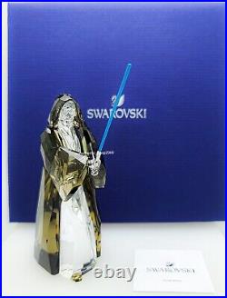 New 100% SWAROVSKI Crystals Star Wars Obi-Wan Kenobi Figurine Display 5619211