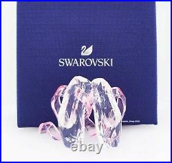 New 100% SWAROVSKI Pink White Crystal Ballet Shoes Figurine Display 5428568