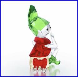 New In Box 100% Authentic Swarovski 2018 CHRISTMAS SANTAS ELF Figurine #5402746