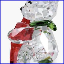 New In Box Swarovski Cheerful Kris Bear Christmas 2021 Limited Edition #5597045