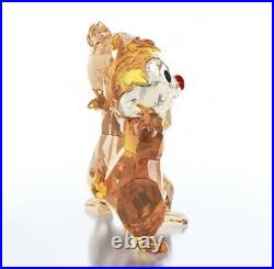 New In Box Swarovski Disney Chipmunk Duo CHIP N DALE Crystal Figurine #5302334