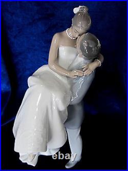 New Lladro The Happiest Day #9210 Brand Nib Groom Bride Wedding Black Save$$ F/s