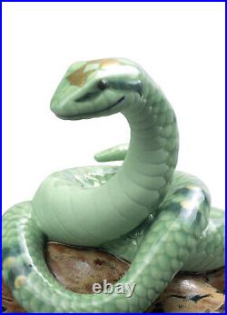 New Lladro The Snake Mini Gold Luster #45137 Brand Nib Chinese Zodiac Save$ F/sh