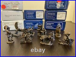 New Olszewski Americana Series Complete Set of Miniatures Bronze Signed