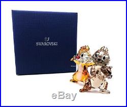 New SWAROVSKI Disney Chip'N' Dale Sparkle Crystal Figurine Display 5302334