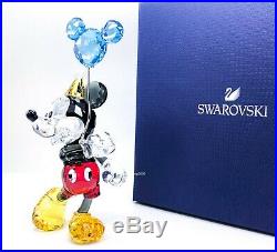 New SWAROVSKI Disney Mickey Celebration Balloon Crystal Figurine Display 5376416