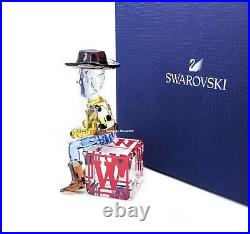 New SWAROVSKI Disney Pixar Toy Story Sheriff Woody Crystal Figurine Display