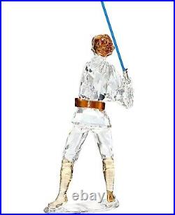 New SWAROVSKI Disney Star Wars Luke Skywalker Crystal Figurine Display 5506806