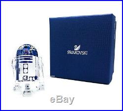 New SWAROVSKI Disney Star Wars R2-D2 Robot Crystal Figurine Display 5301533