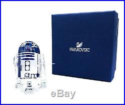 New SWAROVSKI Disney Star Wars R2-D2 Robot Crystal Figurine Display 5301533