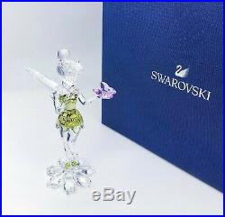 New SWAROVSKI Disney Tinker Bell With Butterfly Crystal Figurine Display 5282930