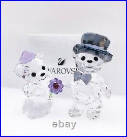 New SWAROVSKI Kris Bear You & I 2 Crystal Figurines, Deco Display 1096736