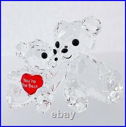 New SWAROVSKI Kris Bear- You're The Best Heart Crystal Figurine Display 5427994