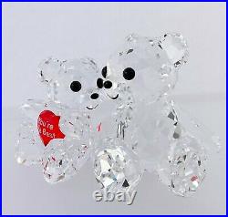 New SWAROVSKI Kris Bear- You're The Best Heart Crystal Figurine Display 5427994
