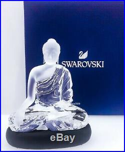 New SWAROVSKI White Buddha Icon Sparkling Crystal Figurine Display Deco 5064252