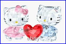 New in Box $325 Swarovski Hello Kitty & Dear Daniel Heart #5428570