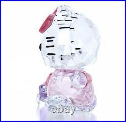 New in Box Authentic Swarovski Crystal HELLO KITTY TRAVELER Figurine #5279082