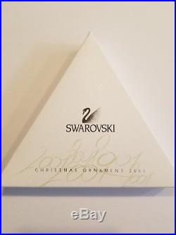 Nib 2001 Swarovski Annual Christmas Ornament Snowflake Star Large