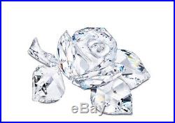 Nib $245 Swarovski Rose Blossom Clear Crystal Retired #5155599