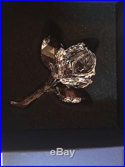 Nib $245 Swarovski Rose Blossom Clear Crystal Retired #5155599