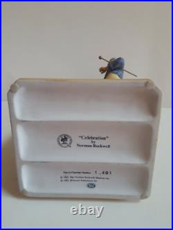 Norman Rockwell Museum Celebration 1982 Figurine Made in Japan Excellent