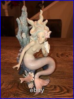 Ocean Beauty Lladro Mermaid Figurine