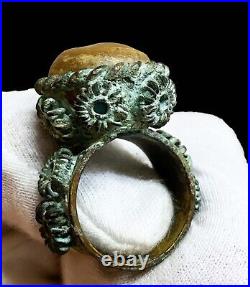 Old Egyptian Agate stone Ring