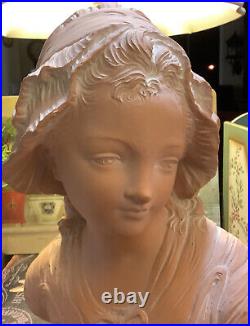 Ornamental ArtsFrench Country/CottageVintage Inspired Girl Buston Pedestal